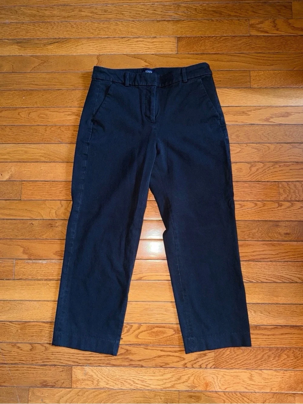Women’s Black J Crew Kallie Straight-Leg Pants